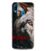 Huawei P20 Lite Mate 10 20 Lite Pro P40 Lite KılıfDesemli Silikon Wolf Eyes 1758