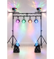 Quenlite Sahne Işık Sistemi Start Paket-3 (Stand Lazer Led Par Robot)