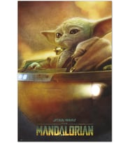 Erik Star Wars The Mandalorian - Grogu Pod Poster - 91 x 61,5 cm - Rulo halinde gönderim - Havalı Poster - Sanat Posteri - Poster ve Baskılar - Duvar Posteri