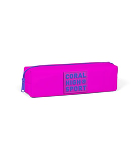 CORAL HIGH 22345 SPORT PEMBE MAVİ TEK BÖLMELİ KALEM ÇANTASI