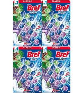 Bref Power Aktiv Klozet Bloğu Pıne ve Lavanta Kokulu (16 Lı Set) (4pk 4) 4 Paket