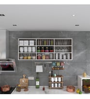 Kenzlife hazır mutfak orela crd 060*150*22 mutfak banyo dolabı kapaksız raflı (Karışık)