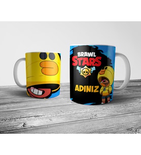 Pixxa  Brawl Stars SALLY LEON Kişiye Özel İsimli Kupa Bardak
