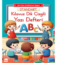 Renkli Standart Kare Çizgili Yazı Defteri A4 Ebat