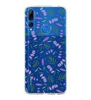 PrintiFy Huawei Y9 Prime 2019 ile Uyumlu 1mm Slim Fit Water Color 3 Baskılı Şeffaf  Kılıf