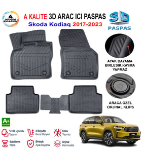 Skoda Kodiaq 3D Paspas Havuzlu Pro 2017-2023 Arası