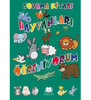 Hayvanları Öğreniyorum - Boyama Kitabı