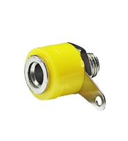 4mm Born Jak Dişi Soket Mini Boy  Sarı Banana Jack Uyumlu