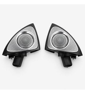3D Çıkabilir Hoparlör LED Ambiyans Aydınlatmalı 3 Renk Kapı Tweeter Seti Mercedes-Benz C serisi W205 2014-2021 uygun