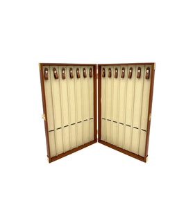 Tesbih Kutusu 14 lü Deri Taba