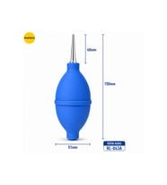 RL-043A Profesyonel Metal Uçlu Mavi Hava Pompası - Kamera Lens, Sensör ve Elektronik Toz Temizleme Pompası