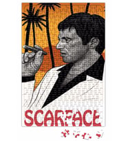 Scarface İllüstrasyon Puzzle 240 Parça Yapboz