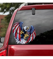 19 Cm Kartal Sticker Resmi Motorsiklet Araba İçin uygun 1 Adet