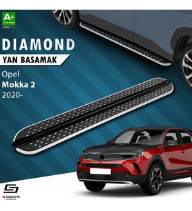 S-Dizayn Opel Mokka 2 Diamond Krom Yan Basamak 173 Cm 2020 Üzeri