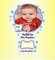 Erkek Bebek Diş Buğdayı Açacak Magnet Kişiye Özel
