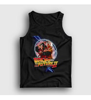 Presmono Unisex Siyah Clock Film Geleceğe Dönüş Back To The Future Atlet 242931tt