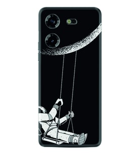 Tecno Pova 5 Kılıf Resimli Desenli Silikon Platinium Series Astronot 519