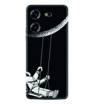 Tecno Pova 5 Kılıf Resimli Desenli Silikon Platinium Series Astronot 519