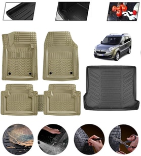 Opel Combo 2001-2011 Uyumlu Paspas Araca Özel Bagaj Havuzu MBS Bej