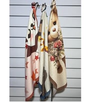 MiniPink Baby Çok Amaçlı Müslin Örtü & Battaniye 3'lü Set %100 Pamuk 75x100 Cm (Kahverengi)