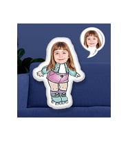 Kişiye Özel Fotoğraflı Sevimli Patenci Yastık 115366 30 cm