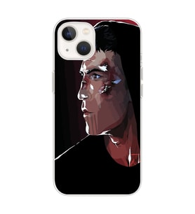Iphone 14 Uyumlu Punisher Tasarımlı Şeffaf Telefon Kılıfı