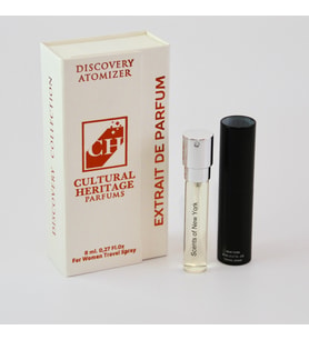 Cultural Heritage , Scents Of New York Discovery Atomizer Travel Spray, For  Women, Extrait De Parfum, 8 Ml 0.27 Fl. Oz, Cultural Heritage Parfums