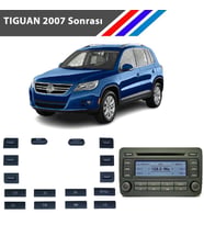 VW Tiguan Radyo CD Çalar Tuş Takımı 16 Parçalı 2007 Sonrası