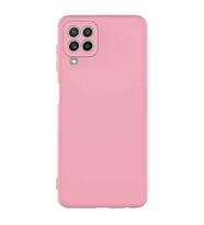 Coverzone Samsung Galaxy M32 ?le Uyumlu K?l?f Z-Mara Lansman Vieri Tam Koruma Arka Kapak Kamera Koruma �?k?nt?l? P�r�zs�z Y�zey Koyu Pembe