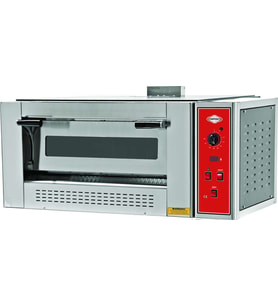 Empero EMP.4G Pizza Fırını Tek Katlı Gazlı 4x30 cm pizza kapasiteli - LPGli