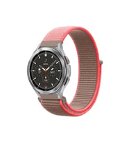 Newface Watch 22mm Hasırlı Cırtcırtlı Kordon - Pembe