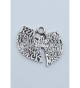Wu Tang 20 Year  Gümüş Kaplama Kolye Ucu