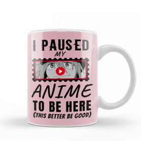 Sarcasm Funny Anime And Manga Otaku Lover Gift Kupa Bardak Porselen