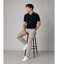 ADV 5058 TRİKO POLO YAKA TİŞÖRT/LACİVERT/2XL