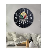 bilge retro Tasarımlı Duvar Saati 35 x 35 CM (Karışık)