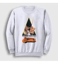 Presmono Unisex Beyaz Cover Film Otomatik Portakal A Clockwork Orange Sweatshirt 242070tt