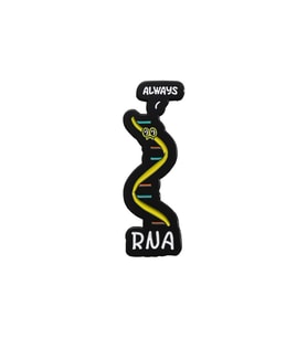 PROF RNA Desenli Medikal Broş P0547