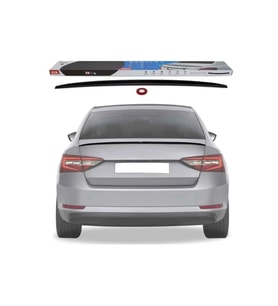 SUNPLEX SKODA OCTAVIA Uyumlu SPOİLER PİANO BLACK