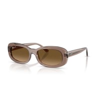 Ray-Ban RB2221 6827M2 53 Polarize Kadın Güneş Gözlüğü (Bej)