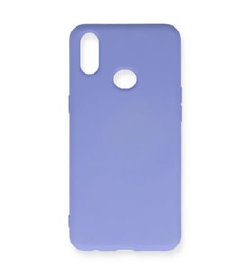 Samsung Galaxy A10S Kılıf Nano içi Kadife Silikon - Lila