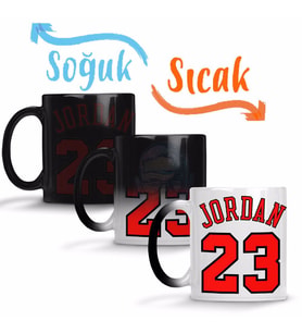 Jordan 23 Sihirli Kupa Bardak Porselen
