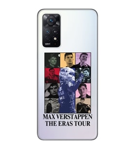 Xiaomi Redmi Note 11 PRO Uyumlu Max Verstappen Tasarımlı Şeffaf Telefon Kılıfı