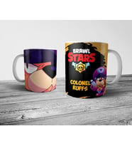 Pixxa Brawl Stars Colonel Ruffs Kupa Bardak Model 1