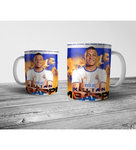 Pixxa Kylian Mbappe Real Madrid Kupa Bardak Model 1