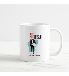 Şef Garson Kupa Bardak (1. Tasarım) (Beyaz)