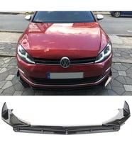 Vw Polo Mk5 Rline Ön Lip Parlak Siyah 3 Prç Brabus Kırılmaya Dayanıklı ABS