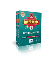 paraf yayınları Paraf 8. Sınıf İnteraktif Fen Bilimleri Etkinlikli Soru Bankası 2025 (Çok Renkli)