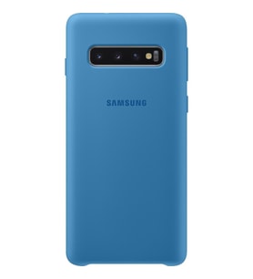 Galaxy S10 ile Uyumlu Kılıf Silicone Cover Mavi EF-PG973TLEGWW