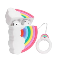 BİPOWER AIRPODS 1-2 KILIF GÖKKUŞAĞI RENKLİ