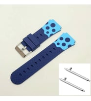 SMART KİDS AKILLI SAAT KORDONU UYUMLU SİLİKON LACİVERT RENK - 20 MM
